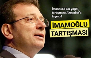 İmamoğlu tartışması!