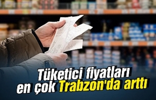 Tüketici fiyatları en çok Trabzon'da arttı
