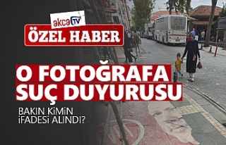 O fotoğrafa suç duyurusu!
