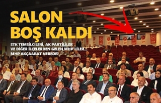Salon boş kaldı