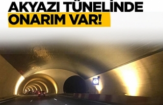 Tünelde bakım çalışması var.