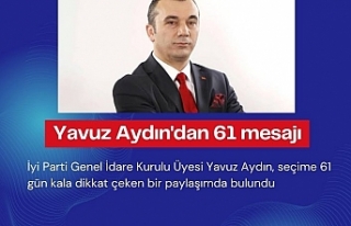 Yavuz Aydın, seçime 61 gün kala iddialı bir paylaşımda...
