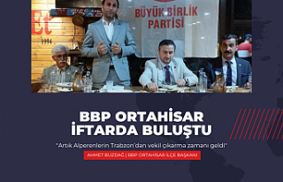 BBP Ortahisar İftarda buluştu