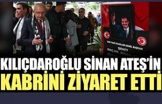 Kılıçdaroğlu ve Babacan, Sinan Ateş'in mezarını...