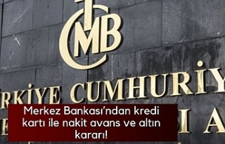 Merkez Bankası’ndan kredi kartı ile nakit avans...