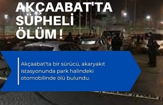 Akçaabat'ta şüpheli ölüm! Akaryakıt istasyonunda...