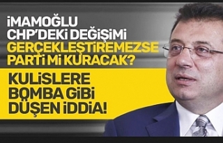 Ekrem İmamoğlu, parti mi kuracak? Flaş iddia...