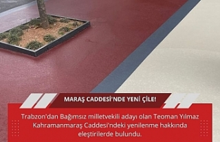 Trabzon Maraş Caddesi'nde yeni çile!