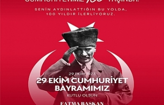 Fatma Başkan'dan Cumhuriyet Bayramı mesajı