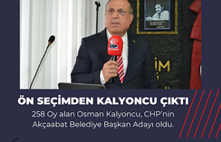 Ön seçimden Kalyoncu çıktı