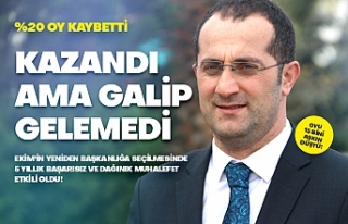 Kazandı ama galip gelemedi!