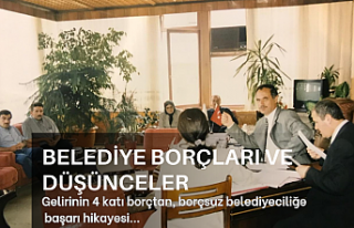 Gelirinin 4 katı borçtan, borçsuz belediyeciliğe,...