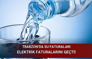 Trabzon'da su faturaları elektrik faturalarını...