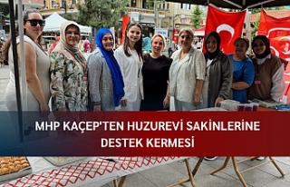 MHP KAÇEP'ten Huzurevi Sakinlerine destek kermesi