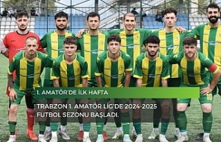 Trabzon 1. Amatör Lig’de 2024-2025 Futbol Sezonu...