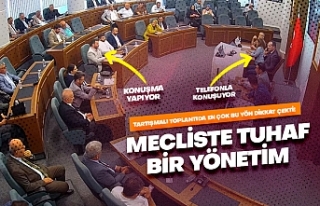 Mecliste tuhaf bir yönetim!