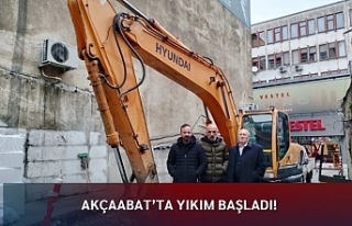 Akçaabat’ta Yıkım Başladı!