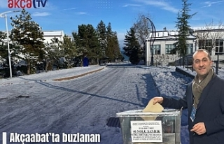 Akçaabat’ta buzlanan  yollar ne olacak