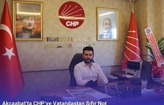 Akçaabat’ta CHP’ye Vatandaştan Sıfır Not