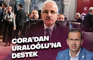 Cora'dan Uraloğlu'na destek