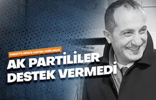 Ekim’e partisinden destek gelmedi!