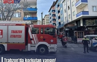 Trabzon'da korkutan yangın!