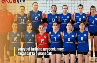 Voleybol tarihine geçecek maç: Akçaabat'ta...