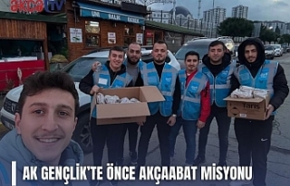 AK GENÇLİK’TE ÖNCE AKÇAABAT MİSYONU