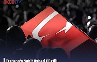 Akçaabat'a Şehit Haberi Düştü!