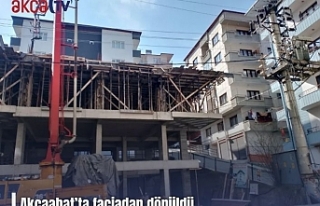 Akçaabat’ta faciadan dönüldü