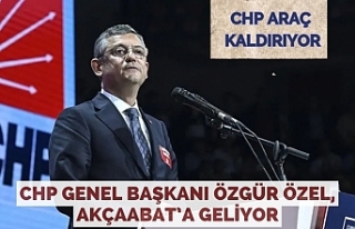 CHP GENEL BAŞKANI ÖZGÜR ÖZEL, AKÇAABAT’A GELİYOR