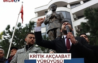 Kritik Akçaabat Yürüyüşü