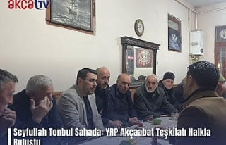 Seyfullah Tonbul Sahada: YRP Akçaabat Teşkilatı...