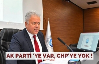 Ak Parti 'ye var, CHP'ye yok !