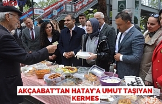 AKÇAABAT’TAN HATAY’A UMUT TAŞIYAN KERMES