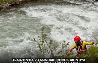 Trabzon’da 9 Yaşındaki Çocuk Akıntıya Kapıldı!...