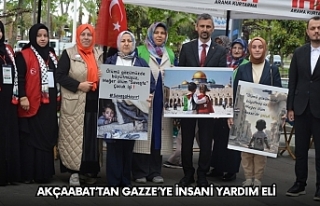AKÇAABAT’TAN GAZZE’YE İNSANİ YARDIM ELİ