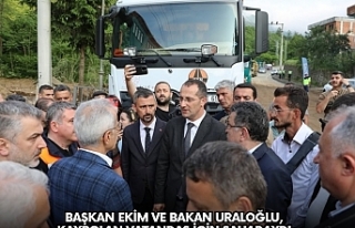 Başkan Ekim ve Bakan Uraloğlu, Kaybolan Vatandaş...