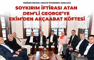 SOYKIRIM İFTİRASI ATAN DEM'Lİ GEORGE'YE...