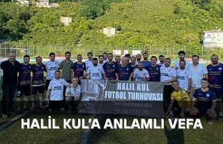 Halil Kul’a Anlamlı Vefa