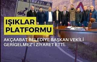 Işıklar Platformu Akçaabat Belediye Başkan vekili...