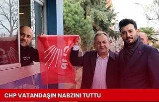 CHP VATANDAŞIN NABZINI TUTTU