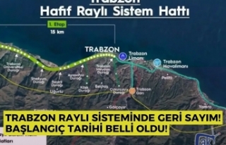 Trabzon Raylı Sisteminde Geri Sayım! Başlangıç...