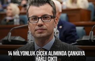 14 milyonluk çiçek alımında Çankaya haklı çıktı