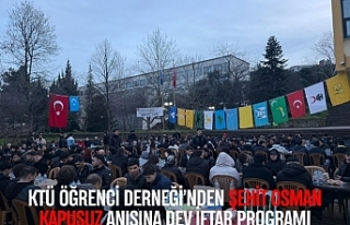 KTÜ Öğrenci Derneği’nden Şehit Osman Kapusuz...