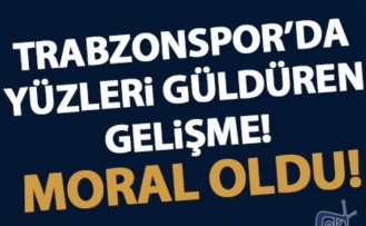 Trabzonspor'da yüzleri güldüren gelişme!