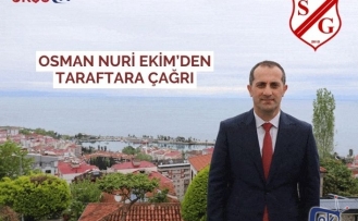 Osman Nuri Ekim’den Taraftara Çağrı