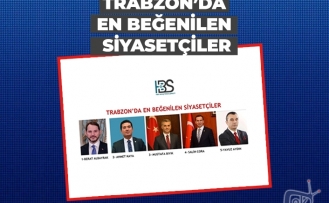 Trabzon'da en beğenilen siyasetçiler