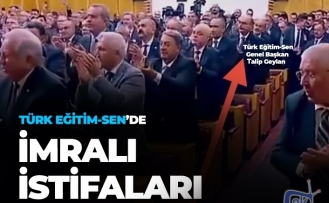 Türk Eğitim-Sen'de İmralı istifaları!