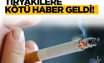 Sigaraya zam geldi...